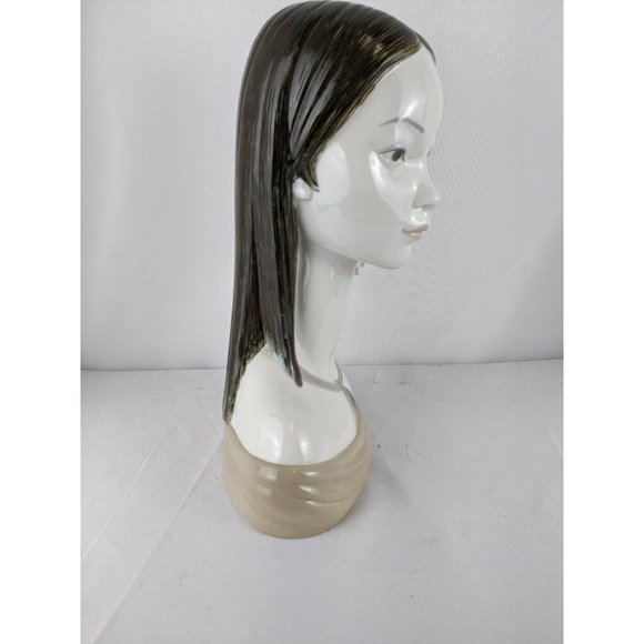 Vintage Llardo Maja Young Women's Porcelain Head Bust #4668 Retired Spain 1985 - Picture 2 of 12
